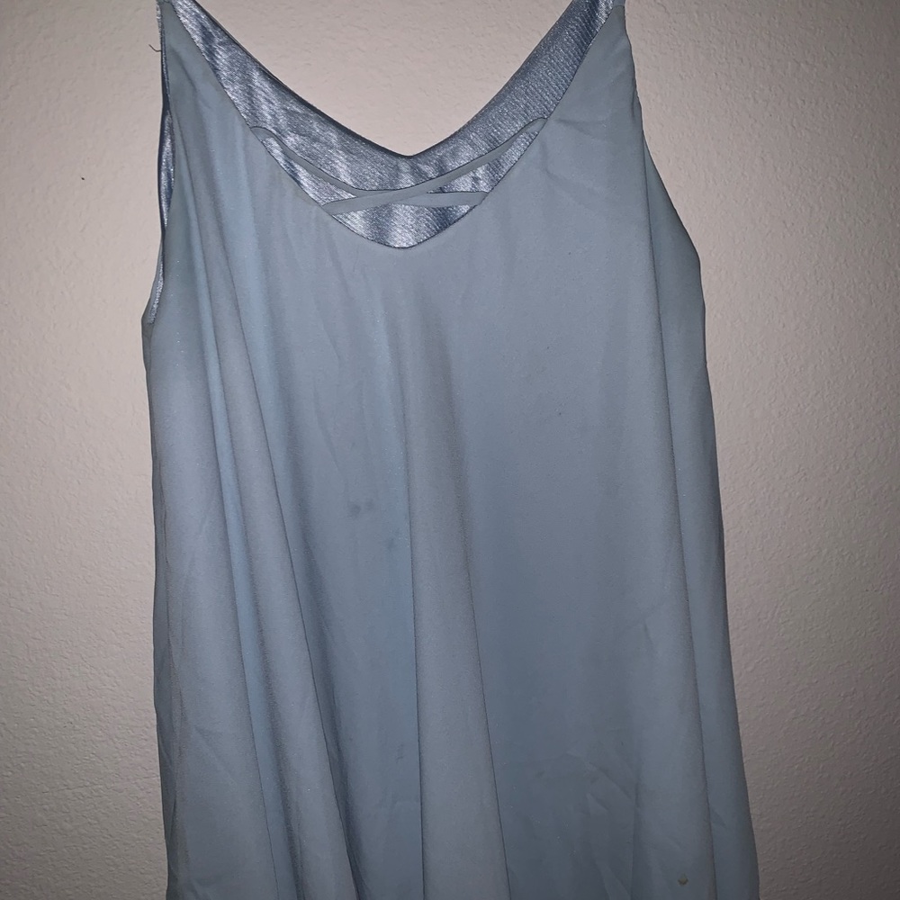Soft blue dress